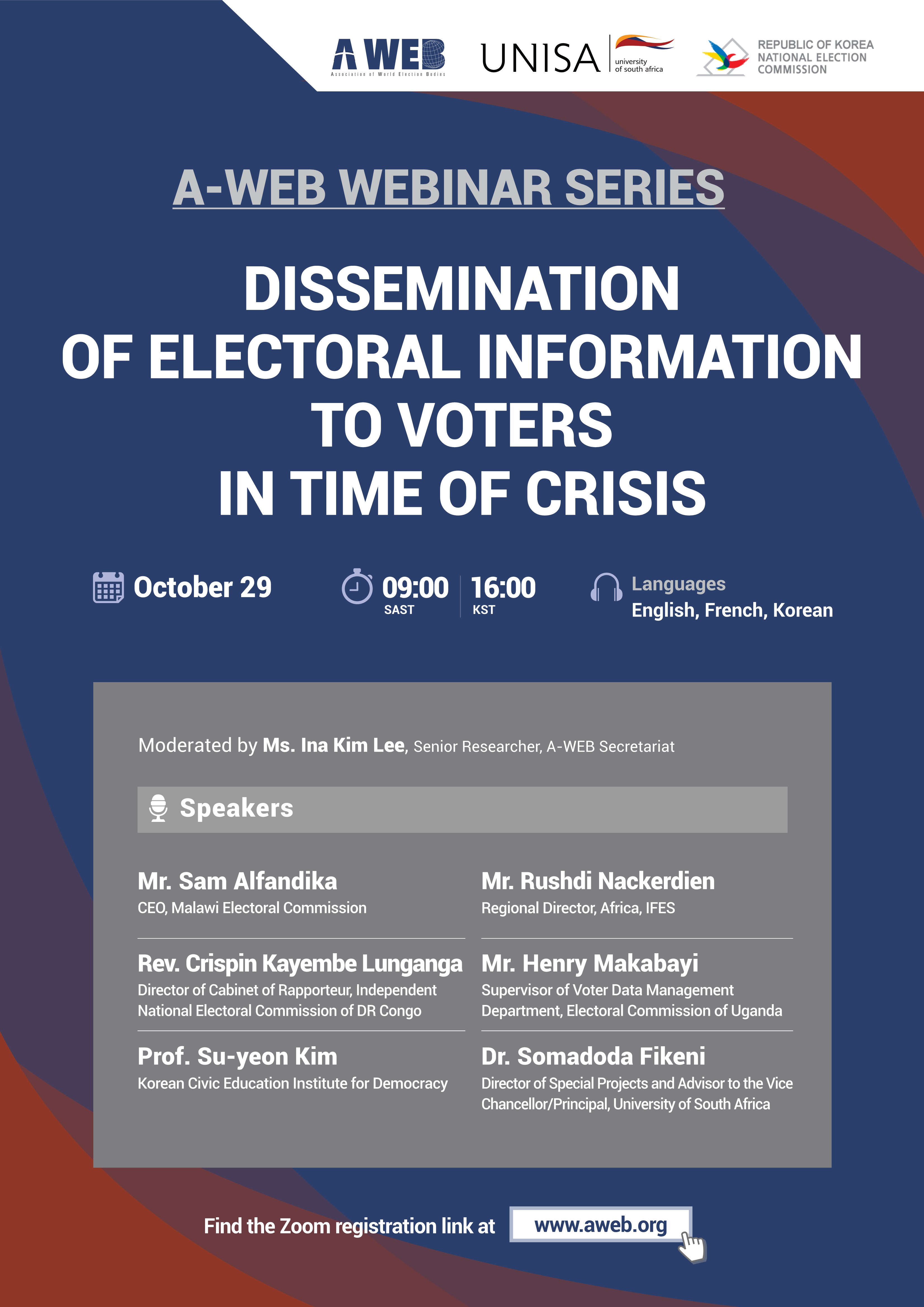 'Dissemination of Electoral Information to Voters in Time of Crisis' Webinar poster.jpg